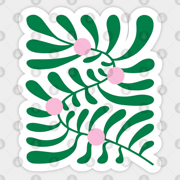 Summer Bloom: Matisse Day Edition Sticker by ayeyokp